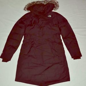 womens north face tnf arctic down parka